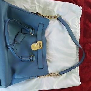 Large Blue/Gold Michael Kors Purse